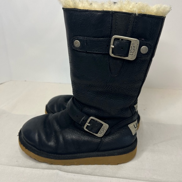 UGG Black Kids Girl Boots US 11 / EU 28 - Picture 2 of 13